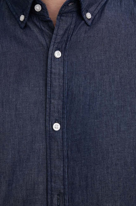 Produkt by Jack & Jones koszula bawełniana 12206323.DarkBlueDe granatowy