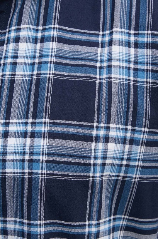 Βαμβακερό πουκάμισο Woolrich CFWOSI0073MRUT2909 σκούρο μπλε SS22