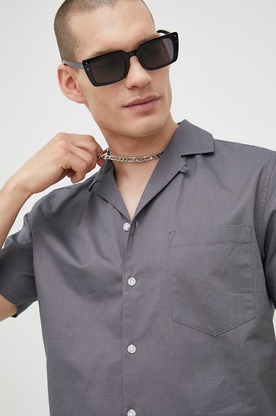 Košile Solid hladký šedá 21106986.184005