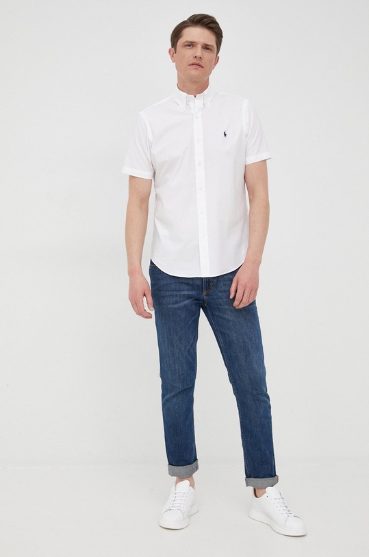 Polo Ralph Lauren koszula 710867700002 710867700002 biały SS22