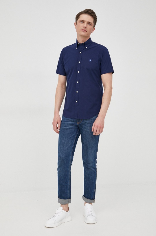 Polo Ralph Lauren koszula 710867700003 710867700003 granatowy SS22