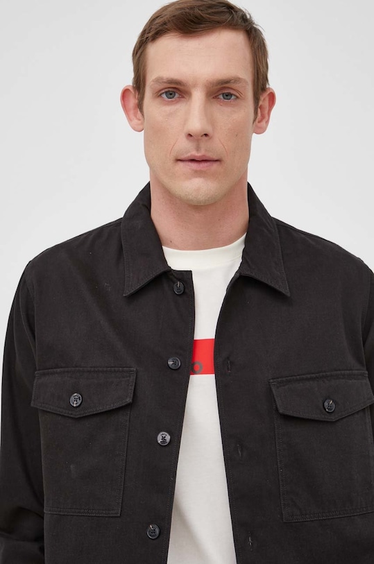 HUGO kurtka jeansowa 50468744 50468744 czarny