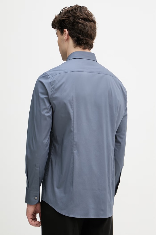 Odzież BOSS koszula męska bawełniana z elastanem H-HANK-kent-C1-214 50469345 niebieski