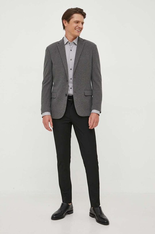 Košile Michael Kors MD0MD91392 šedá AW24