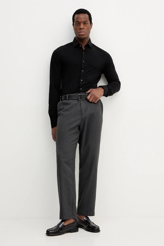 Michael Kors koszula bawełniana MD0MD91392 czarny AW25