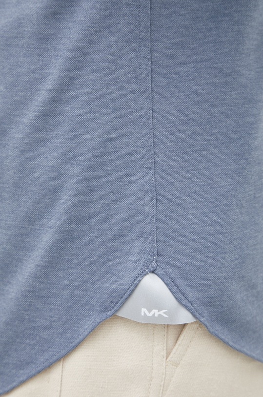 Хлопковая рубашка Michael Kors MD0MD91392 голубой