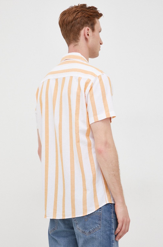 Ruházat Selected Homme lenvászon ing 16079055.Apricot narancssárga