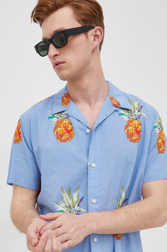 Selected Homme koszula regular niebieski 16084699.Allure