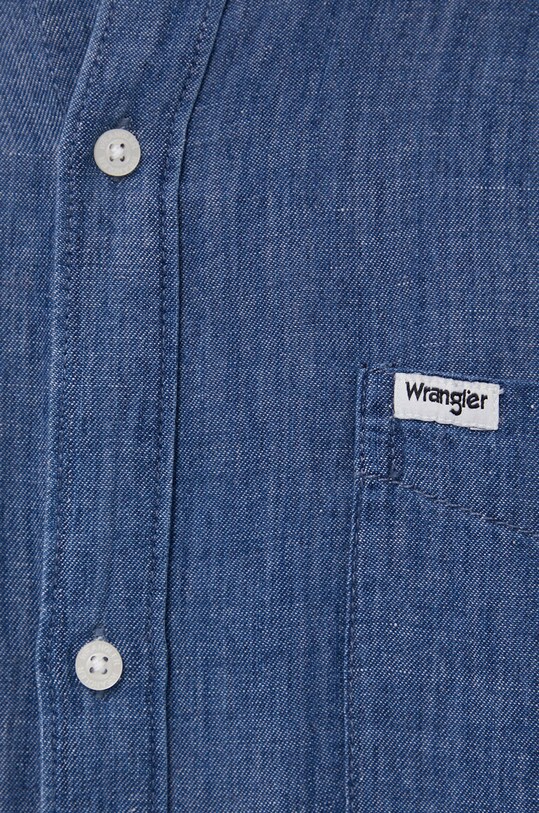 Wrangler koszula W5D6BNX4E granatowy SS22