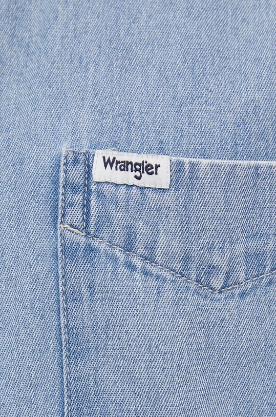 Wrangler camicia di jeans W5J1LW31S blu SS22