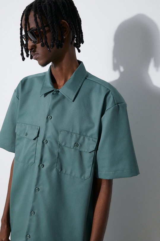 Dickies camasa DK0A4XK7BLK verde