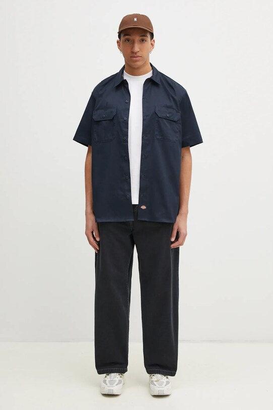 Dickies camasa DK0A4XK7BLK bleumarin