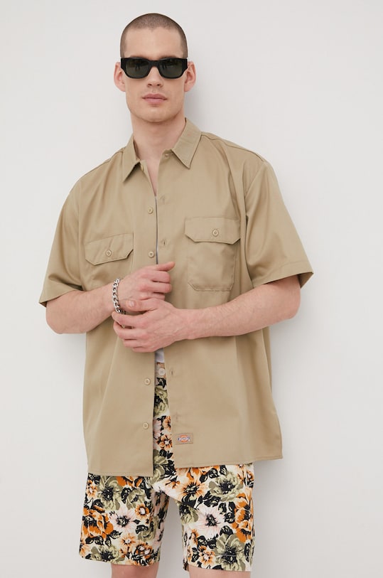 Dickies camasa scurt verde DK0A4XK7KHK