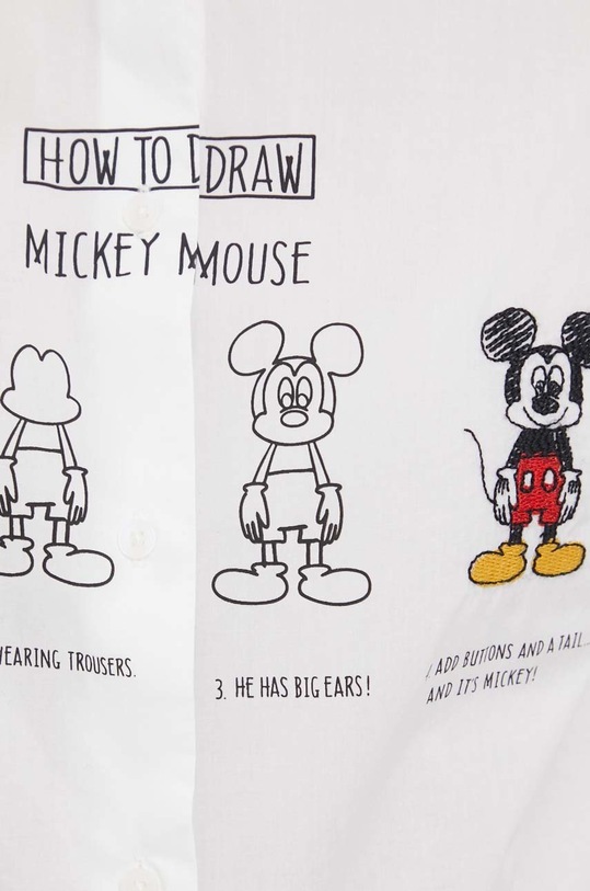 Desigual koszula bawełniana 22SWCW22 22SWCW22 biały SS22