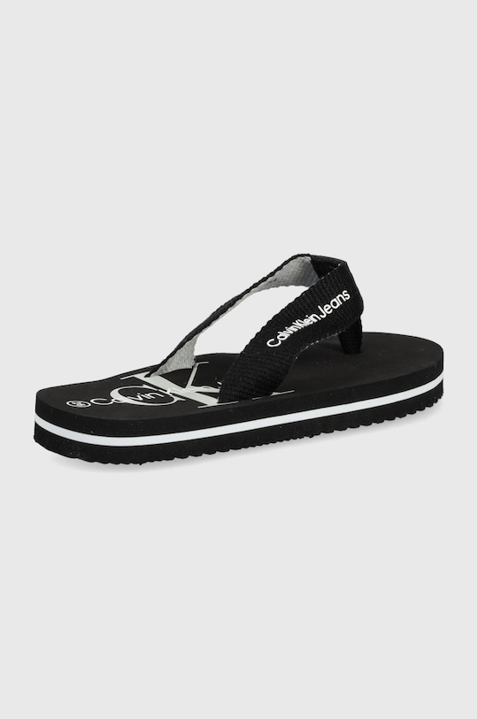 Calvin Klein Jeans japonki dziecięce V3B8.80155.28.32 V3B8.80155.28.32 czarny SS22