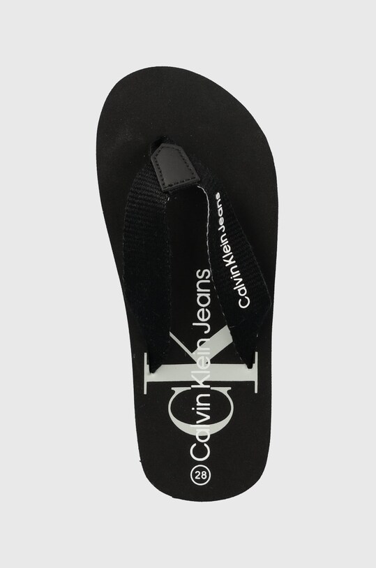 Detské žabky Calvin Klein Jeans čierna V3B8.80155.28.32