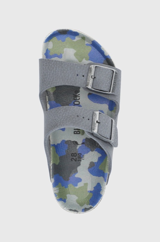 Birkenstock klapki dziecięce Arizona szary 1022569.26.35