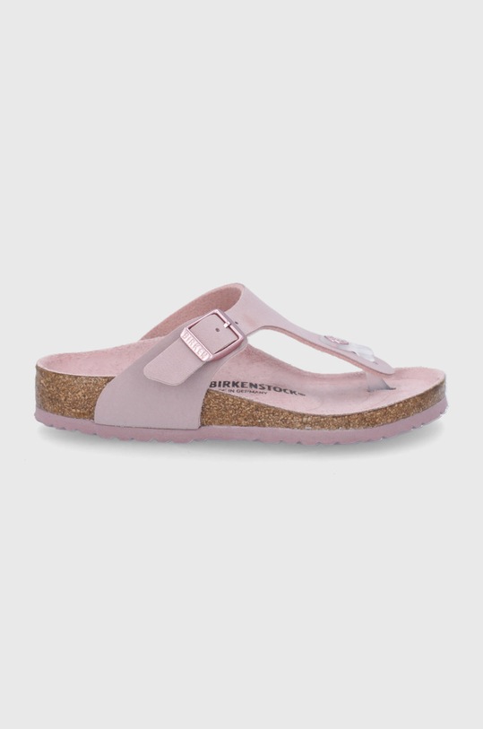 Birkenstock japonki dziecięce Gizeh imitacja skóry licowej fioletowy 1021667.30.35