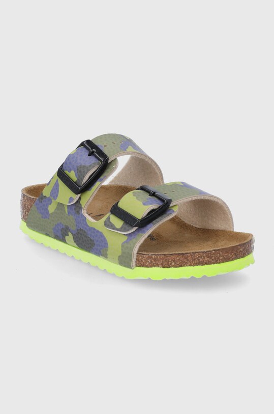 Birkenstock klapki dziecięce Arizona 1022099.26.35 zielony SS22