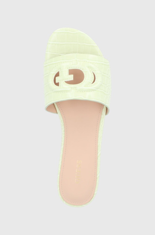 Guess papucs Tashia sárga FL6T2S.PEL19.LIME