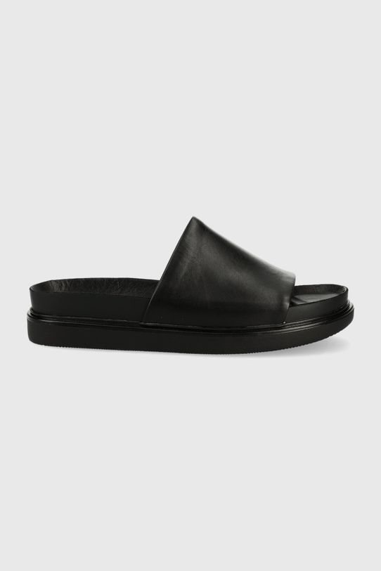 Шкіряні шльопанці Vagabond Shoemakers Erin платформа чорний 5332.501.20