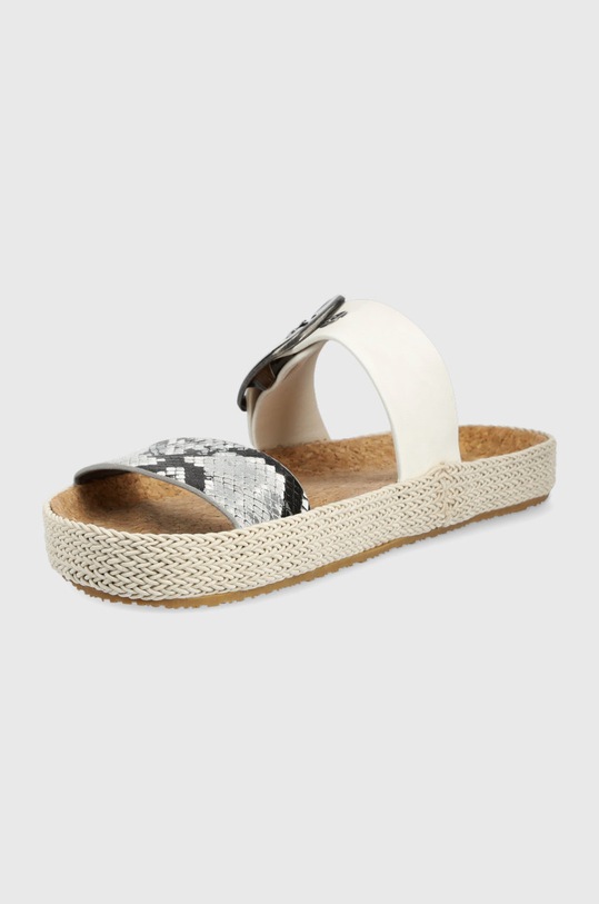 Obuwie Big Star klapki JJ274728 biały