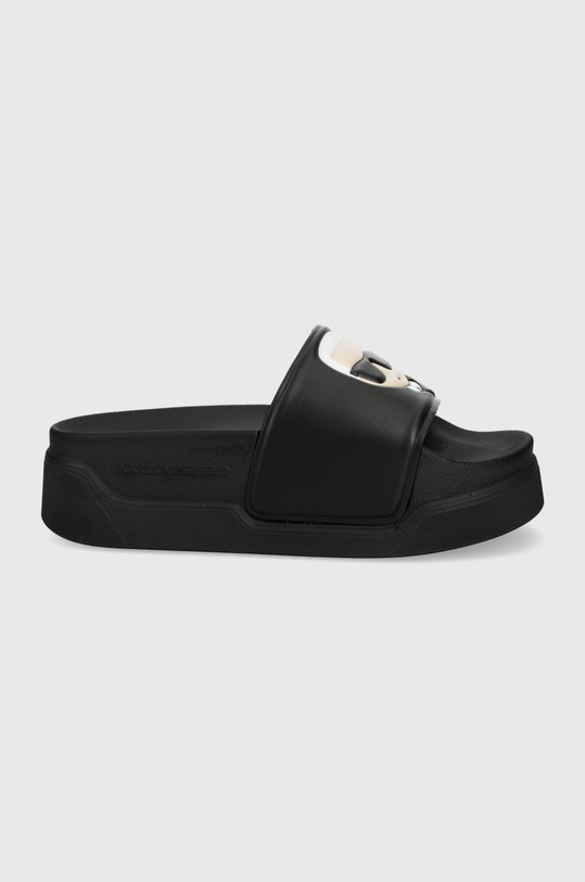 Karl Lagerfeld klapki KONDOMINIUM KL88808.V00 5-8 cm czarny KL88808.V00