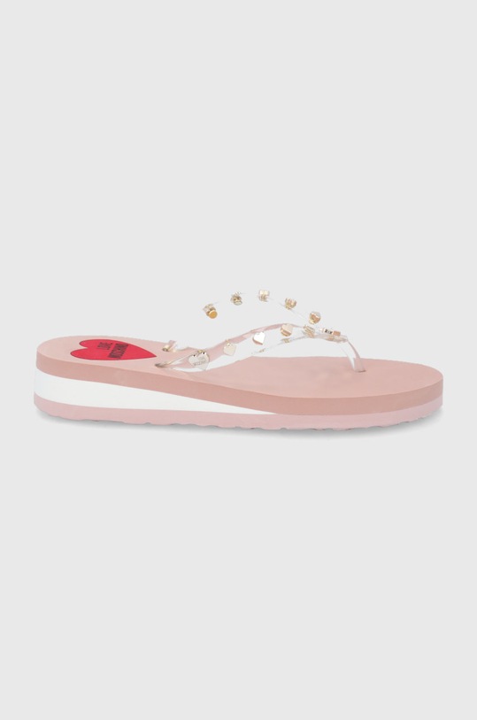 Love Moschino japonki platforma transparentny JA28093G1EI31998