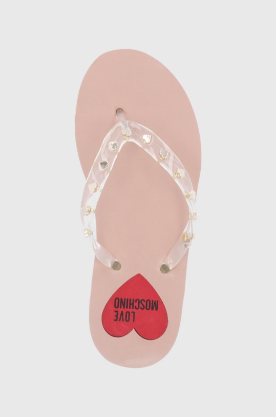 Love Moschino japonki transparentny JA28093G1EI31998