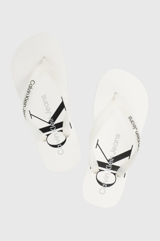 Calvin Klein Jeans japonki YW0YW00098.02S syntetyczny biały YW0YW00098.02S