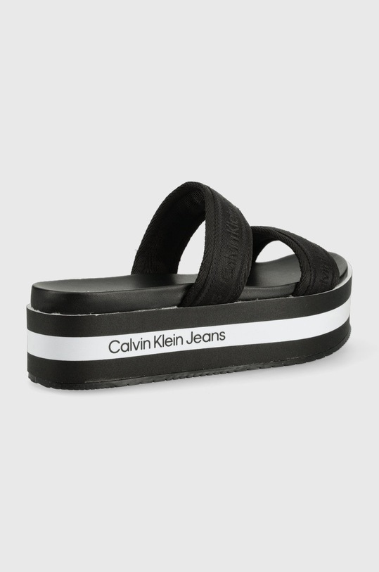Natikače Calvin Klein Jeans YW0YW00561.BDS crna SS22