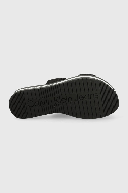 Natikače Calvin Klein Jeans YW0YW00561.BDS crna