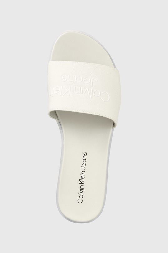 Calvin Klein Jeans klapki YW0YW00563.YAF beżowy YW0YW00563.YAF