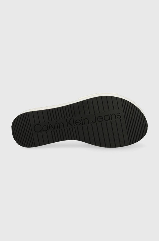 Calvin Klein Jeans klapki YW0YW00563.YAF YW0YW00563.YAF beżowy