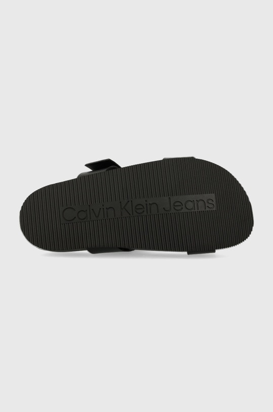 Kožne natikače Calvin Klein Jeans YW0YW00598.BDS crna