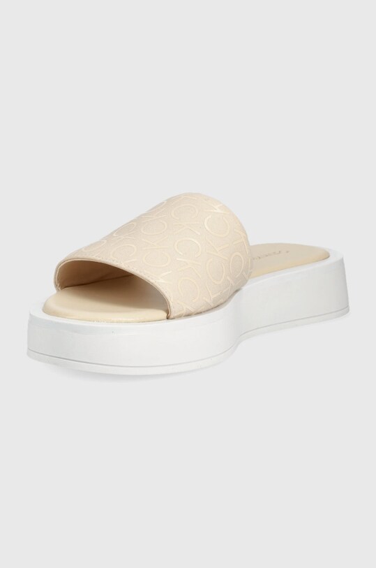 Обувь Шлепанцы Calvin Klein HW0HW00893.0LD бежевый