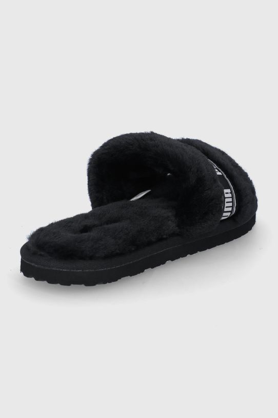 Obuv Papuče Puma Puma Fluff 384937 384937 čierna