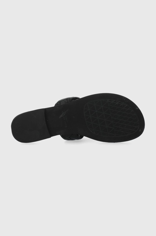 Kurt Geiger London japonki skórzane Kensington T-Bar 8651400109.BLACK czarny