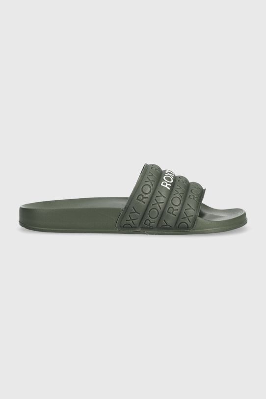 Roxy klapki Slippy syntetyczny zielony ARJL100999