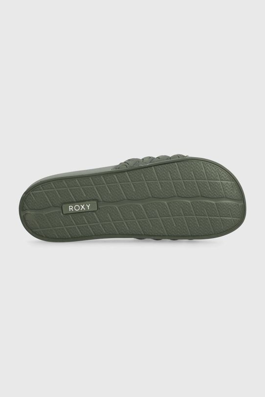 Roxy klapki Slippy ARJL100999 zielony
