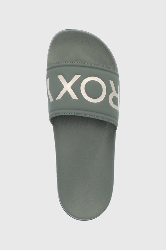 Roxy klapki Slippy zielony ARJL100679
