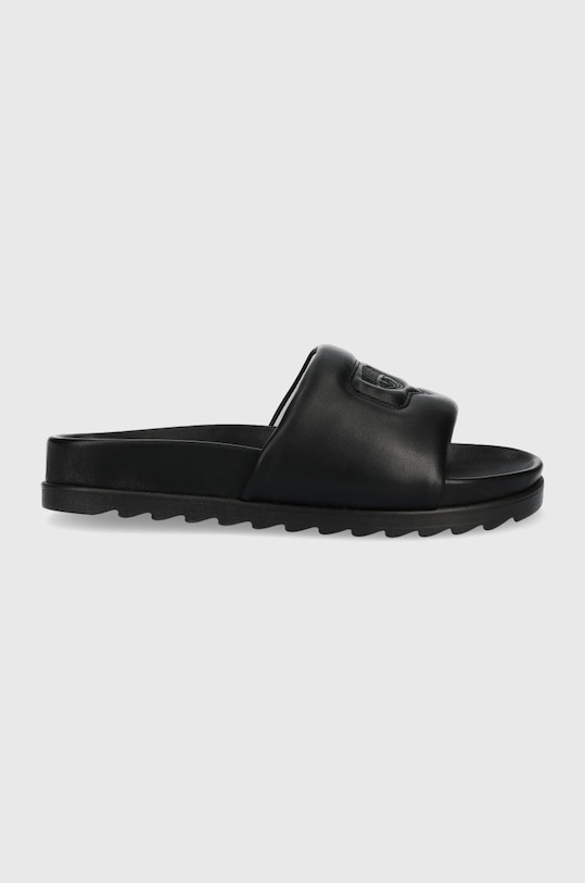 Pantofle Chiara Ferragni imitace kůže černá CF2953.001