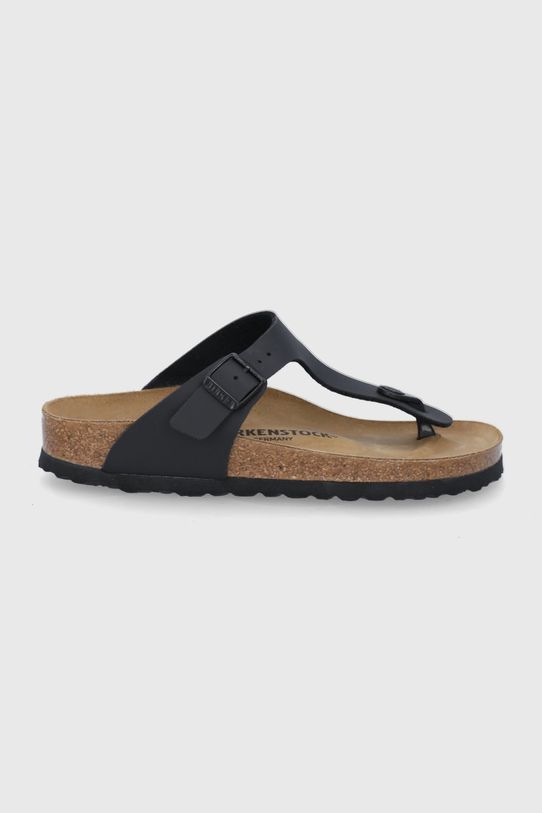 Σαγιονάρες Birkenstock Gizeh φλατ μαύρο 43693