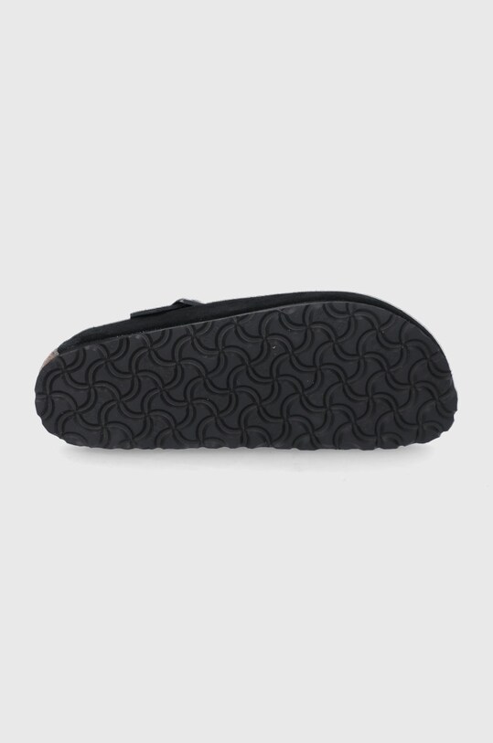 Natikače od brušene kože Birkenstock Boston 660473 crna