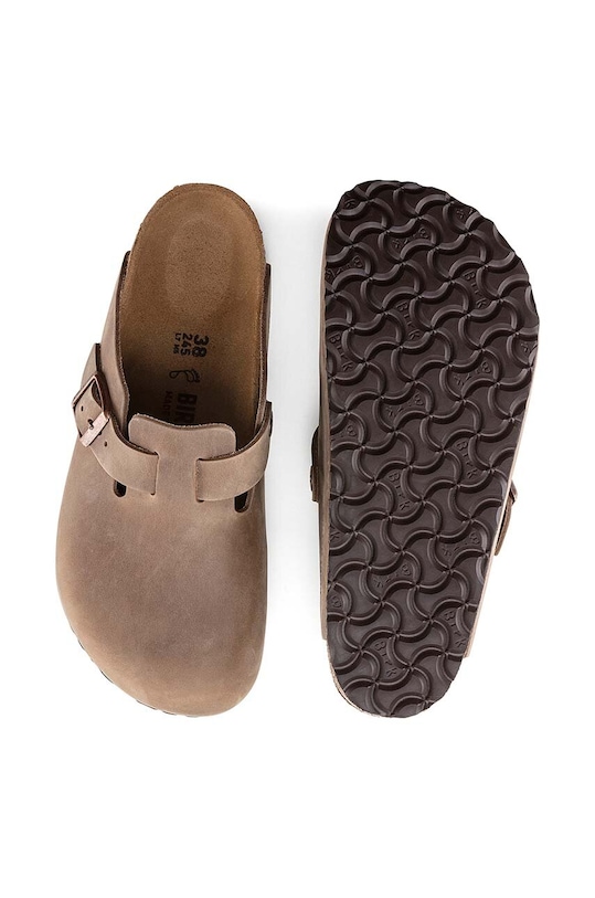 Шльопанці з нубуку Birkenstock Boston 960813