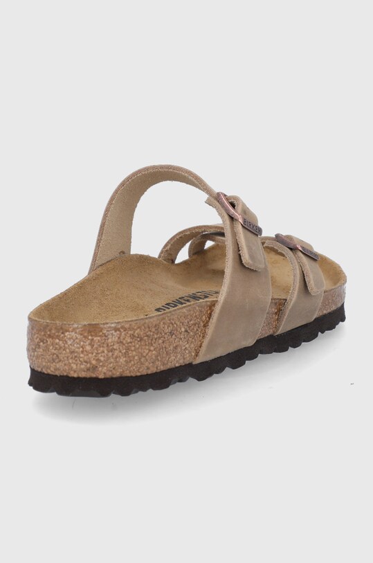 Παπούτσια Δερμάτινες παντόφλες Birkenstock Mayari 1011433 μπεζ