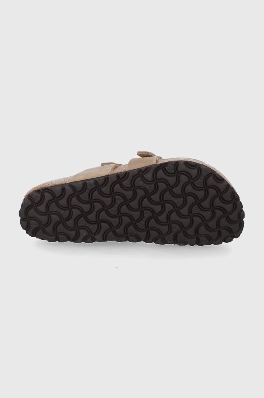Δερμάτινες παντόφλες Birkenstock Mayari 1011433 μπεζ