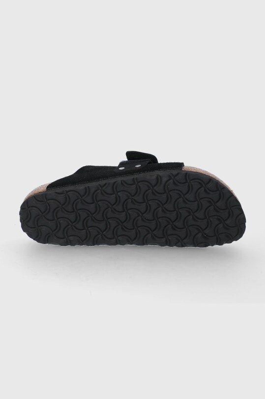 Birkenstock papuci din piele Kyoto 1022566 negru
