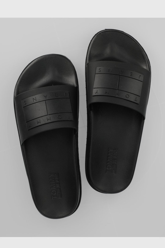 Tommy Jeans klapki EN0EN01820.BDS.FLATFOR czarny EN0EN01820.BDS.FLATFOR
