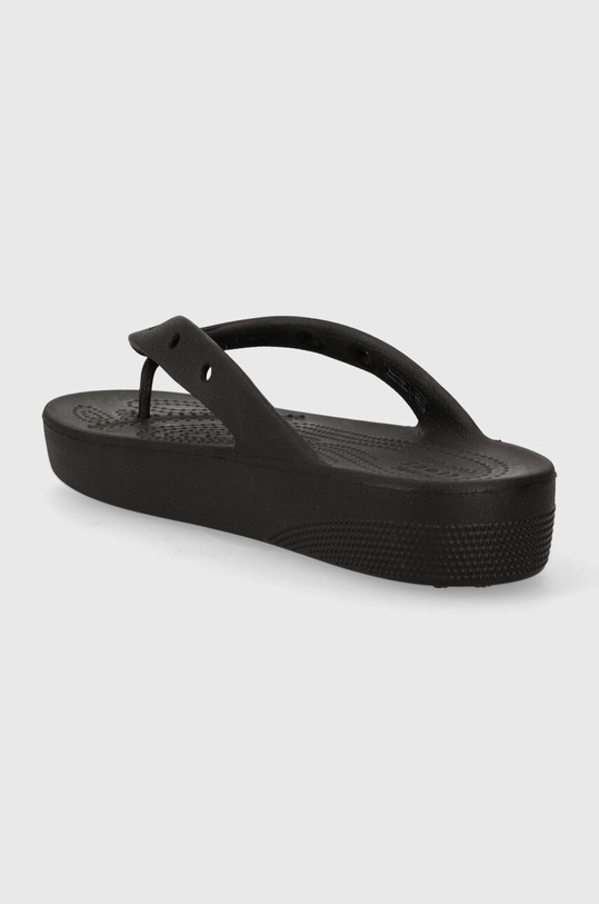 Obuwie Crocs japonki Classic Platform Flip 207714.001 czarny
